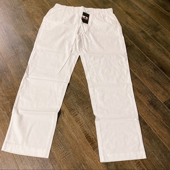 Zyfmaily Other - White Stretchy Pants, Painter Pants, Costume Pants